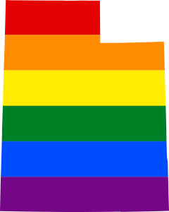 LGBTQ map of Utah