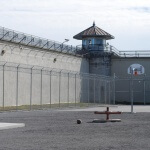 A prison yard