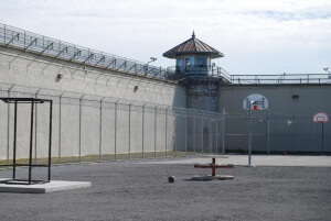 A prison yard