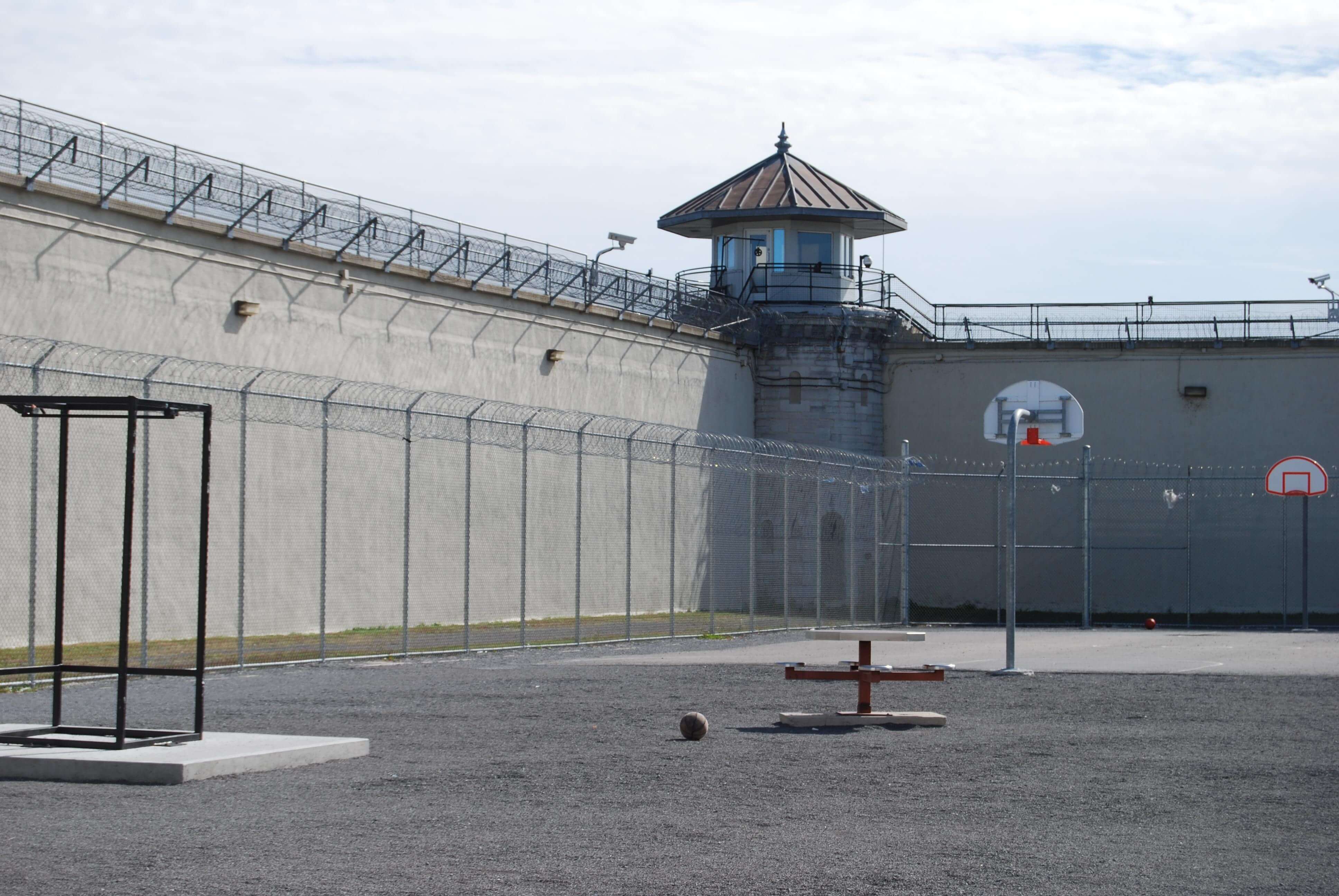 An empty prison yard - Universal Life Church Legal Cases