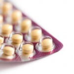 contraception pills in packaging